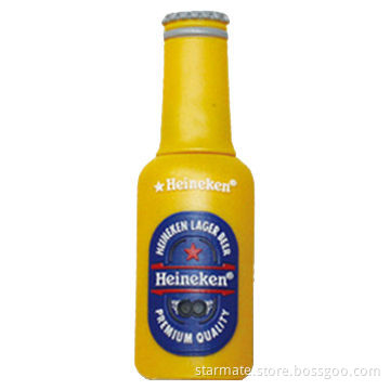 Rubber Bottle-shaped USB Flash Drive with Plug-and-play Function, 32MB to 16GB Capacity